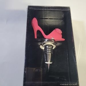 Pink High Heel Wine Stopper